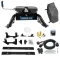 For 2020-2024 GMC Sierra 1500 Custom Reese Max Duty Underbed Rail Kit Power Puck System + 14K Fifth Wheel + In Bed Wiring + King Pin Lock + 10" Lube Plate + Fifth Wheel Cover + Lube (For All Styles, w/o Factory Puck System Models) By Reese
