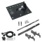 For 2014-2018 Chevrolet Silverado 1500 Fold Down Plate Underbed Gooseneck Hitch + 7-Way In-Bed Wiring (For w/o Factory Puck System, Does Not Fit MagneRide Magnetic Ride Suspension Models) By Draw-Tite