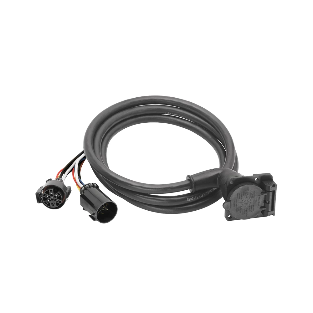 For 2001-2024 Chevrolet Silverado 2500 HD Fifth Wheel Gooseneck In-Bed 7-Way Harness (For w/Factory 7-Way Models) By Bargman