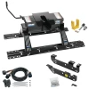 For 2011-2016 Ford F-250 Super Duty Custom Industry Standard Above Bed Rail Kit + 16K Fifth Wheel + In-Bed Wiring + King Pin Lock (For 5'8 or Shorter Bed, w/o Factory Puck System Models) By Reese