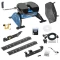 For 2011-2016 Ford F-450 Super Duty Custom Industry Standard Above Bed Rail Kit + Reese M5 27K Fifth Wheel + In-Bed Wiring + King Pin Lock + Base Rail Lock + 10" Lube Plate + Fifth Wheel Cover + Lube (For 6-1/2' and 8 foot Bed, Except Cab & Chass