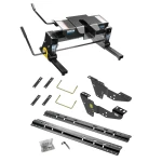 For 1999-2004 GMC Sierra 2500 Custom Industry Standard Above Bed Rail Kit + 16K Fifth Wheel + Square Slider (For 6-1/2' or Shorter Bed, w/o Factory Puck System Models) By Reese