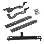 For 2017-2022 Ford F-350 Super Duty Custom Industry Standard Above Bed Rail Kit + 25K Pro Series Gooseneck Hitch (For 6-1/2' and 8 foot Bed, Except Dual Rear Wheel or Cab & Chassis, w/o Factory Puck System Models) By Reese
