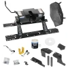 For 2007-2021 Toyota Tundra Custom Industry Standard Above Bed Rail Kit + 16K Fifth Wheel + King Pin Lock + Base Rail Lock + 10" Lube Plate + Fifth Wheel Cover + Lube (For 5'8 or Shorter Bed Models) By Reese