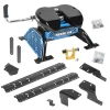 For 2007-2021 Toyota Tundra Custom Industry Standard Above Bed Rail Kit + Reese M5 20K Fifth Wheel + King Pin Lock (For 5'8 or Shorter Bed Models) By Reese
