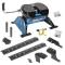 For 2007-2021 Toyota Tundra Custom Industry Standard Above Bed Rail Kit + Reese M5 20K Fifth Wheel + King Pin Lock (For 5'8 or Shorter Bed (Sidewinder Required), w/o Factory Puck System Models) By Reese