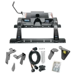 For 2013-2024 RAM 3500 Custom Industry Standard Above Bed Rail Kit + 16K Fifth Wheel + In-Bed Wiring (For 6-1/2' and 8 foot Bed, w/o Factory Puck System Models) By Reese