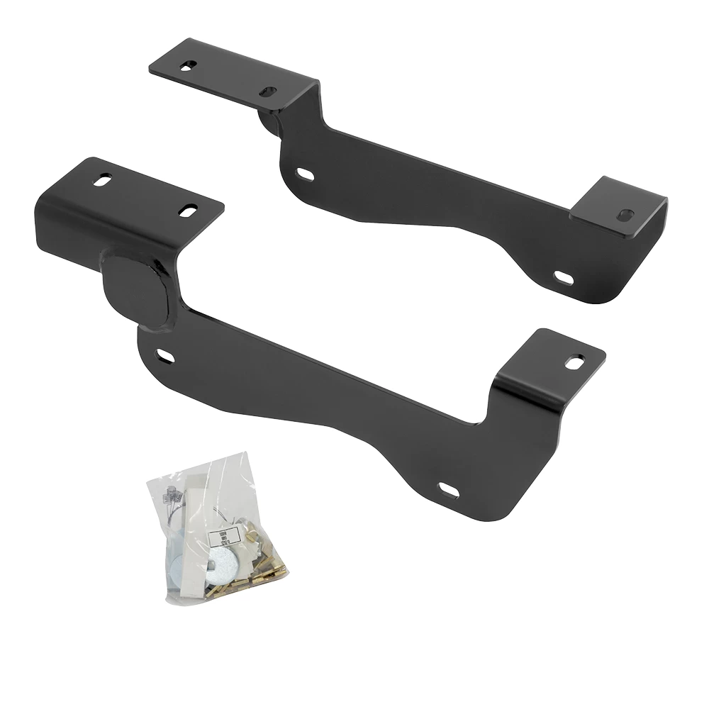 For 2015-2020 Ford F-150 Gooseneck Fifth Wheel Underbed Custom Fit Brackets For Standard Rails (For 6-1/2' and 8 foot Bed, Except Raptor, w/o Factory Puck System Models) By Reese