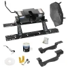 For 2015-2020 Ford F-150 Custom Industry Standard Above Bed Rail Kit + 16K Fifth Wheel + King Pin Lock + Base Rail Lock + 10" Lube Plate + Fifth Wheel Cover + Lube (For 5'8 or Shorter Bed w/o Factory Puck System Except Raptor Models) By Reese