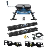 For 2020-2024 Chevrolet Silverado 1500 Custom Outboard Above Bed Rail Kit + Reese M5 27K Fifth Wheel + In-Bed Wiring + King Pin Lock (For 5'8 or Shorter Bed w/o Factory Puck System Models) By Reese