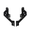 For 2019-2024 RAM 1500 Gooseneck Fifth Wheel Underbed Custom Fit Brackets For Outboard Rails (For 5'8 or Shorter Bed (Sidewinder Required), (New Body Style), Except w/Split Tail Gate, w/o Factory Puck System Models) By Reese
