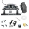 For 2003-2010 Dodge Ram 3500 Industry Standard Semi-Custom Above Bed Rail Kit + 16K Fifth Wheel + King Pin Lock + Base Rail Lock + 10" Lube Plate + Fifth Wheel Cover + Lube (For 5'8 or Shorter Bed (Sidewinder Required), w/Overload Springs, w/o Factor