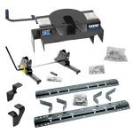 For 2003-2010 Dodge Ram 2500 Industry Standard Semi-Custom Above Bed Rail Kit + 20K Fifth Wheel + Square Slider (For 6-1/2' or Shorter Bed, w/Overload Springs, w/o Factory Puck System Models) By Reese
