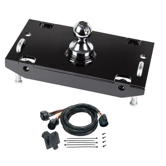 For 2019-2024 RAM 2500 Hide-A-Goose Underbed Gooseneck Hitch System + 7-Way In-Bed Wiring (For (Gooseneck Head Does Not Require Rail Kit), w/o Factory Puck System Models) By Draw-Tite