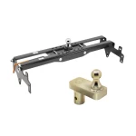 For 2014-2018 GMC Sierra 1500 Hide-A-Goose Underbed Gooseneck Hitch System + 5" Offset Gooseneck Ball (Excludes: MagneRide Magnetic Ride Suspension, w/o Factory Puck System Models) By Draw-Tite