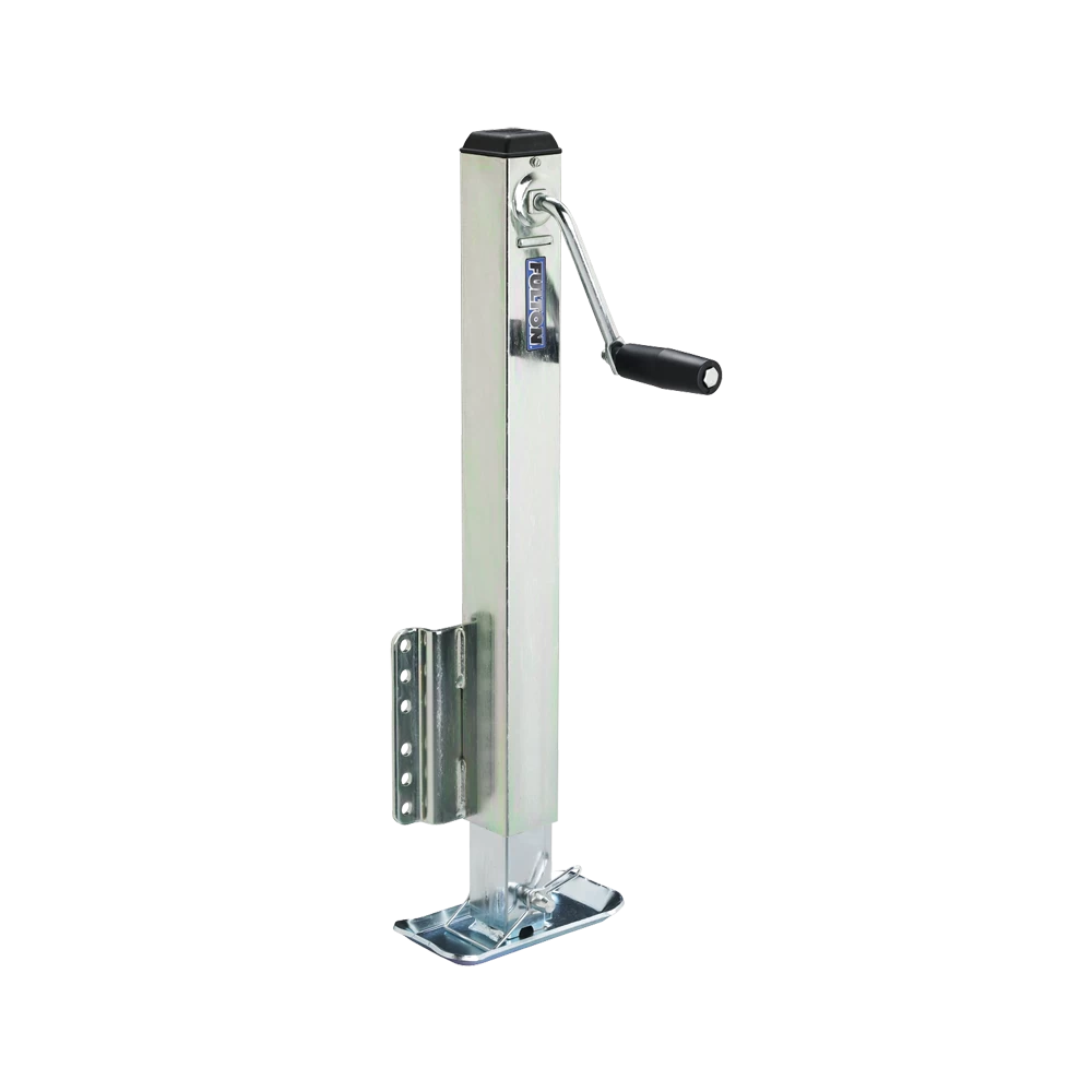 Fulton Fixed Mount Drop Leg Trailer Jack, 2500 lbs, for Heavy-Duty Use