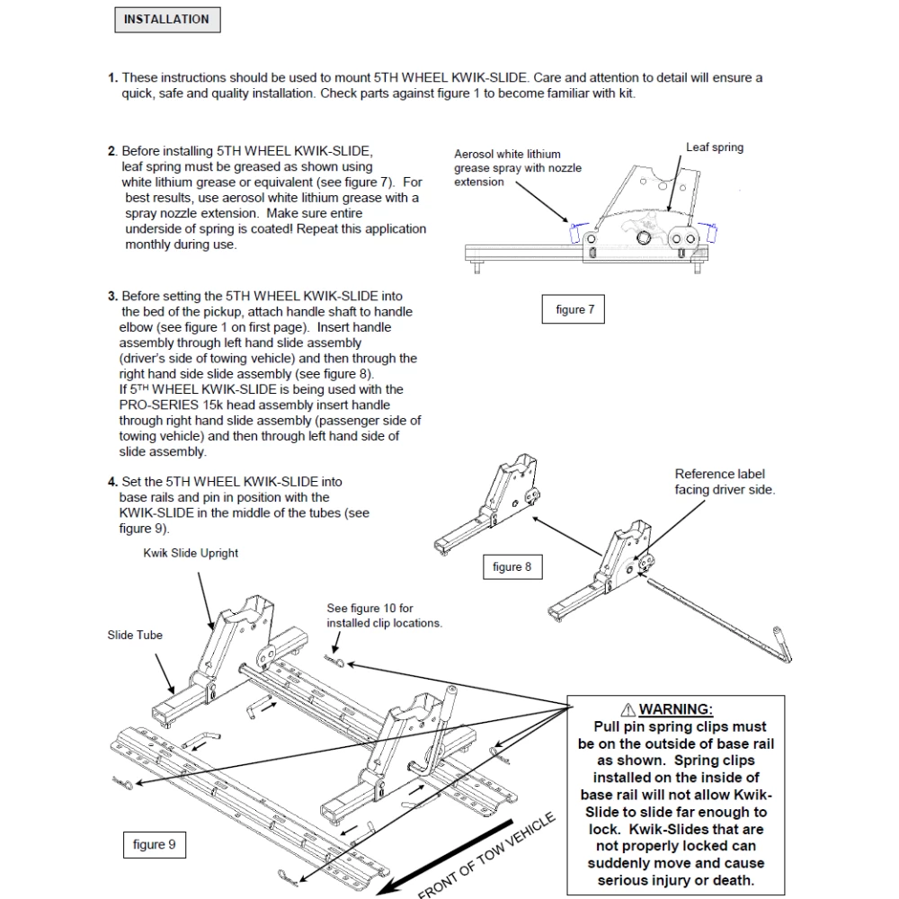 Reese Dual Jaw 16K Fifth Wheel Trailer Hitch w/ Kwik Slide Slider and Rails For 2002-2008 Dodge Ram 1500 2003-2012 Ram 2500 3500 Truck Base Rail Kit 5th Wheel Brackets Hardware