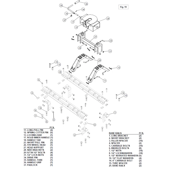 Reese 15K Fifth Wheel Trailer Hitch W/ Rails For 03-12 Dodge Ram 2500 3500 10-13 RAM 2500 3500 Base Rail Kit 5th Wheel Brackets Hardware