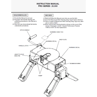 Reese Dual Jaw 20K Fifth Wheel Trailer Hitch w/ Kwik Slide Slider and Rails For 2002-2008 Dodge Ram 1500 2003-2012 Ram 2500 3500 Truck Base Rail Kit 5th Wheel Brackets Hardware