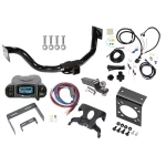 Trailer Hitch Tow Package Prodigy P3 Brake Control For 07-09 KIA Sorento All Models w/ 7-Way RV Wiring 2" Drop Mount 2" Ball Class 4 2" Receiver Reese Tekonsha