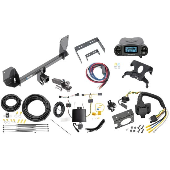 84194 85343 20506 7012a 118773 21536 90195 Reese Towpower Trailer Hitch Tow Package Prodigy P3 Brake Control 18-23 Volvo XC60 7-Way RV Wiring 2" Drop Mount 2" Ball Class 4 2" Receiver Reese Tekonsha 18 19 20 21 22 23 2018 2019 2020 2021 202 Trailer Hitch Tow Package Prodigy P3 Brake Control For 18-24 Volvo XC60 w/ 7-Way RV Wiring 2" Drop Mount 2" Ball Class 4 2" Receiver Reese Tekonsha