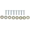 Ultimate Tow Package For 16-23 Honda Civic Trailer Hitch w/ Wiring Draw-Bar Dual 2" and 1-7/8" Ball Lock Bracket Cover 1-1/4" Receiver Reese