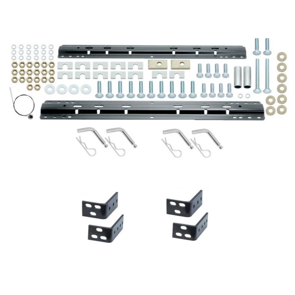 Reese Base Rail Kit w/ Bracket For 1973-1993  Dodge D100 D150 D200 D250 D300 D350 Above Bed Accepts all Industry Standard Gooseneck and Fifth Wheel Hitches