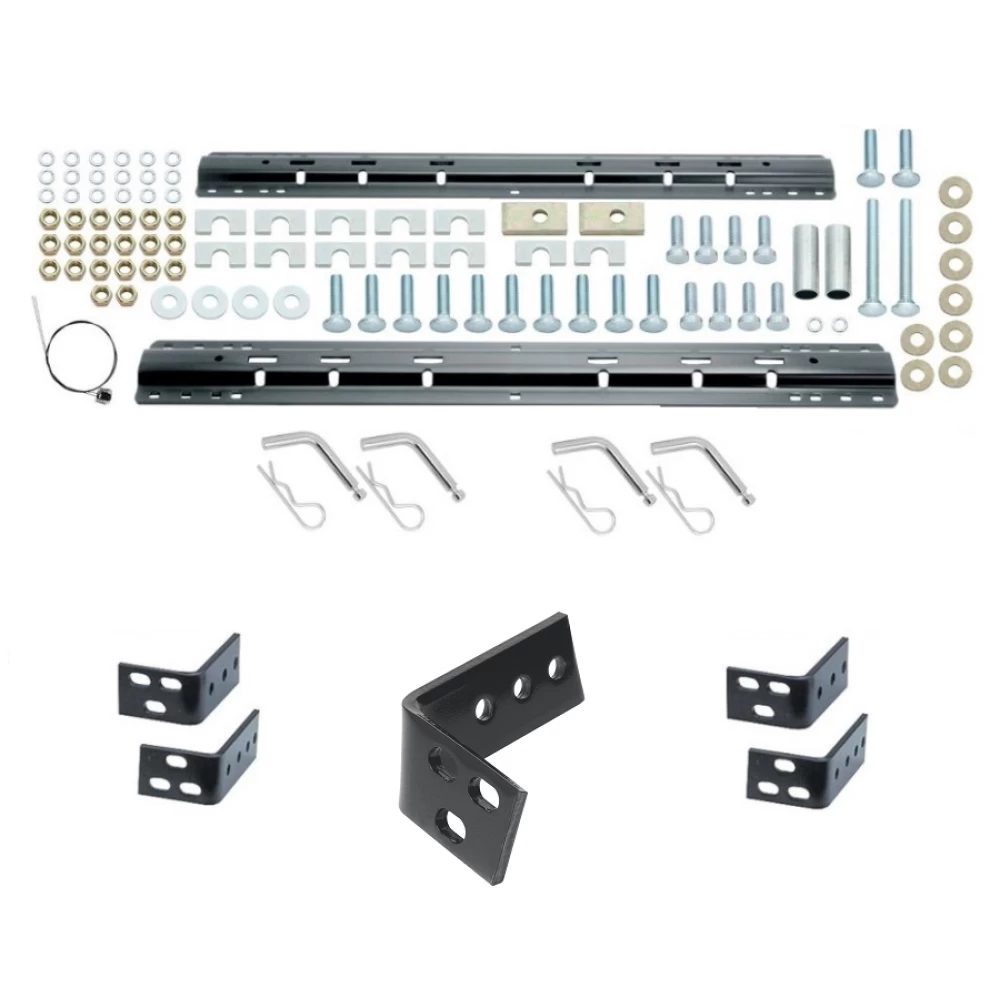 Reese Base Rail Kit w/ Custom Bracket For 2002-2008 Dodge Ram 1500 2003-2012 Ram 2500 3500 Above Bed Accepts all Industry Standard Gooseneck and Fifth Wheel Hitches