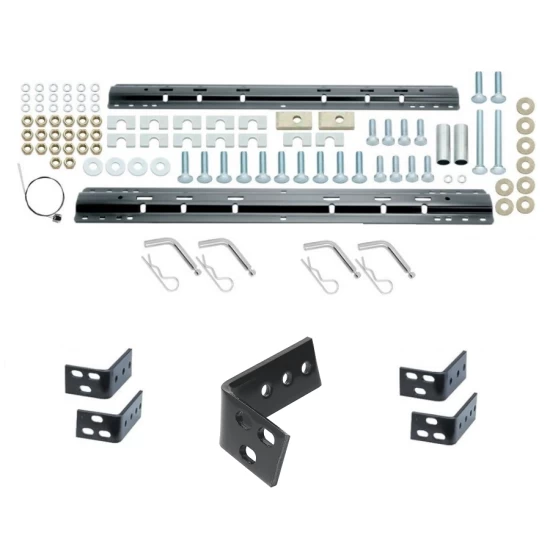 Reese Base Rail Kit w/ Custom Bracket For 2002-2008 Dodge Ram 1500 2003-2012 Ram 2500 3500 Above Bed Accepts all Industry Standard Gooseneck and Fifth Wheel Hitches