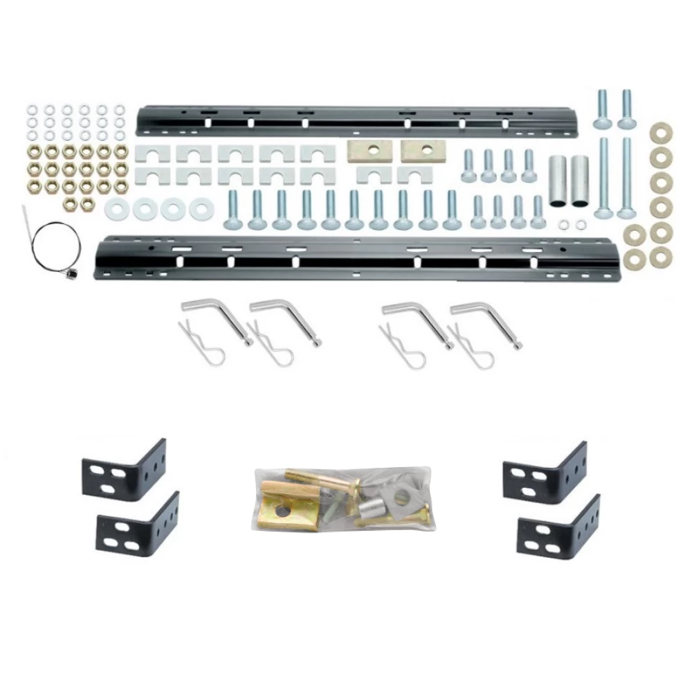 Reese Base Rail Kit w/ Custom Bracket For 2007-2021 Toyota Tundra Above Bed Accepts all Industry Standard Gooseneck and Fifth Wheel Hitches