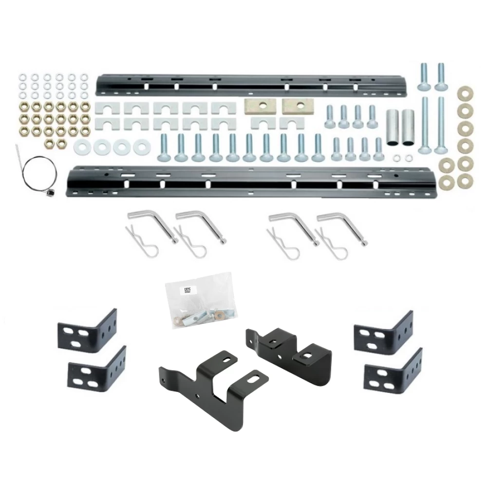 Reese Base Rail Kit w/ Custom Bracket For 2014-2025 Ram 3500 Above Bed Accepts all Industry Standard Gooseneck and Fifth Wheel Hitches