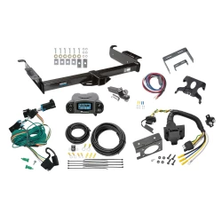 Trailer Hitch Tow Package Prodigy P3 Brake Control For 96-99 Chevrolet Express GMC Savana 1500 2500 3500 w/ 7-Way RV Wiring 2" Drop Mount 2" Ball Class 3 2" Receiver Reese Tekonsha