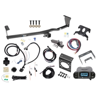 Trailer Hitch Tow Package Prodigy P3 Brake Control For 11-13 KIA Sorento V6 Models w/ 7-Way RV Wiring 2" Drop Mount 2" Ball Class 3 2" Receiver Reese Tekonsha