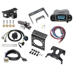 Trailer Hitch Tow Package Prodigy P3 Brake Control For 10-21 Lexus GX460 All Models w/ 7-Way RV Wiring 2" Drop Mount 2" Ball Class 4 2" Receiver Reese Tekonsha