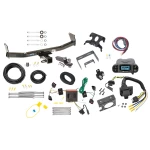 Trailer Hitch Tow Package Prodigy P3 Brake Control For 08-17 Jeep Patriot All Models w/ 7-Way RV Wiring 2" Drop Mount 2" Ball Class 3 2" Receiver Reese Tekonsha