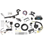 Trailer Hitch Tow Package Prodigy P3 Brake Control For 12-16 Honda CR-V All Models w/ 7-Way RV Wiring 2" Drop Mount 2" Ball Class 3 2" Receiver Reese Tekonsha