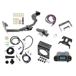 Trailer Hitch Tow Package Prodigy P3 Brake Control For 13-18 Hyundai Santa Fe Sport 14-15 KIA Sorento w/ 7-Way RV Wiring 2" Drop Mount 2" Ball Class 3 2" Receiver Sport w/Factory Tow Package (5 Passenger) Reese Tekonsha