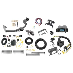 Trailer Hitch Tow Package Prodigy P3 Brake Control For 14-15 KIA Sorento 4 Cyl. w/ 7-Way RV Wiring 2" Drop Mount 2" Ball Class 3 2" Receiver Reese Tekonsha