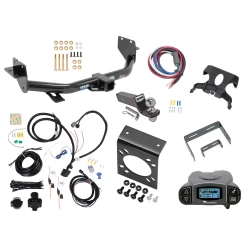 Trailer Hitch Tow Package Prodigy P3 Brake Control For 13-18 Hyundai Santa Fe 2019 XL ONLY w/ 7-Way RV Wiring 2" Drop Mount 2" Ball Class 3 2" Receiver Sport w/Factory Tow Package (5 Passenger) Reese Tekonsha