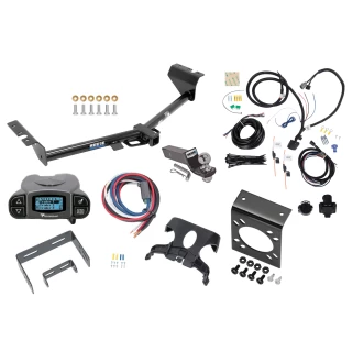 Trailer Hitch Tow Package Prodigy P3 Brake Control For 15-21 KIA Sedona All Models w/ 7-Way RV Wiring 2" Drop Mount 2" Ball Class 4 2" Receiver Reese Tekonsha