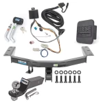 Reese Trailer Tow Hitch For 16-22 Honda Pilot All Models Deluxe Package Wiring 2" Ball and Lock