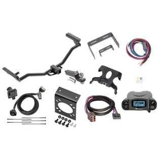 Trailer Hitch Tow Package Prodigy P3 Brake Control For 11-19 Ford Explorer All Models w/ 7-Way RV Wiring 2" Drop Mount 2" Ball Class 3 2" Receiver Except Police Interceptors Reese Tekonsha