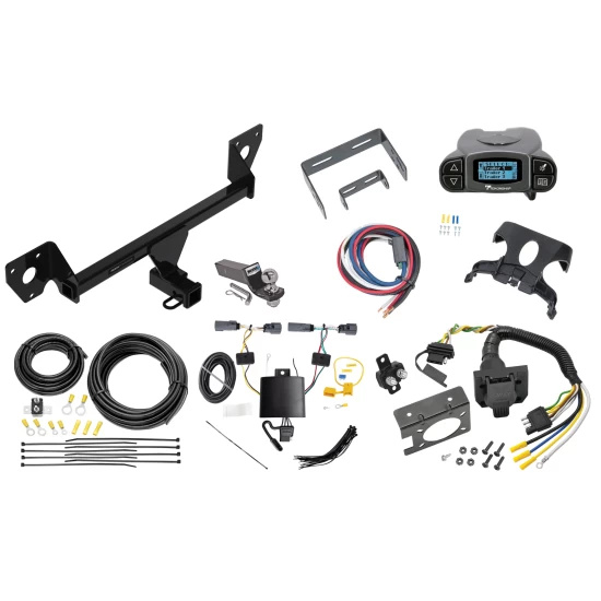 Trailer Hitch Tow Package Prodigy P3 Brake Control For 20-23 Buick Encore GX w/ 7-Way RV Wiring 2" Drop Mount 2" Ball Class 3 2" Receiver Reese Tekonsha