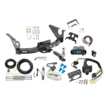 Class 5 11K Trailer Hitch Tow Package Prodigy P3 Brake Control For 11-18 RAM 09-10 Dodge Ram 1500 11-18 RAM 1500 19-24 Classic w/ 7-Way RV Wiring 2-5/16" Ball 2" Drop Mount 2" Receiver Reese Tekonsha