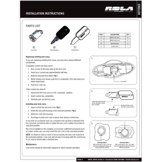 Rola Roof Rack Cross Bars w/ Keys 12-18 Audi A6 14-18 Audi S6 with naked roof Aluminum Extreme Cross Bar DFE Series