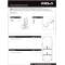 Rola Roof Rack Cross Bars w/ Keys For 16-23 Honda Civic Sedan Only with naked roof Aluminum Extreme Cross Bar DFE Series