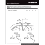 Rola Roof Rack Cross Bars For 16-23 Honda Civic Sedan Only with naked roof Aluminum Extreme Cross Bar DFE Series