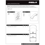 Rola Roof Rack Cross Bars w/ Keys For 13-19 Ford Escape Aluminum Extreme Cross Bar DFE Series