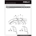 Rola Roof Rack Cross Bars w/ Keys For 13-19 Ford Escape Aluminum Extreme Cross Bar DFE Series