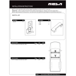 Rola Roof Rack Cross Bars For 05-22 Toyota Tacoma Double Cab with naked roof Aluminum Extreme Cross Bar DFE Series